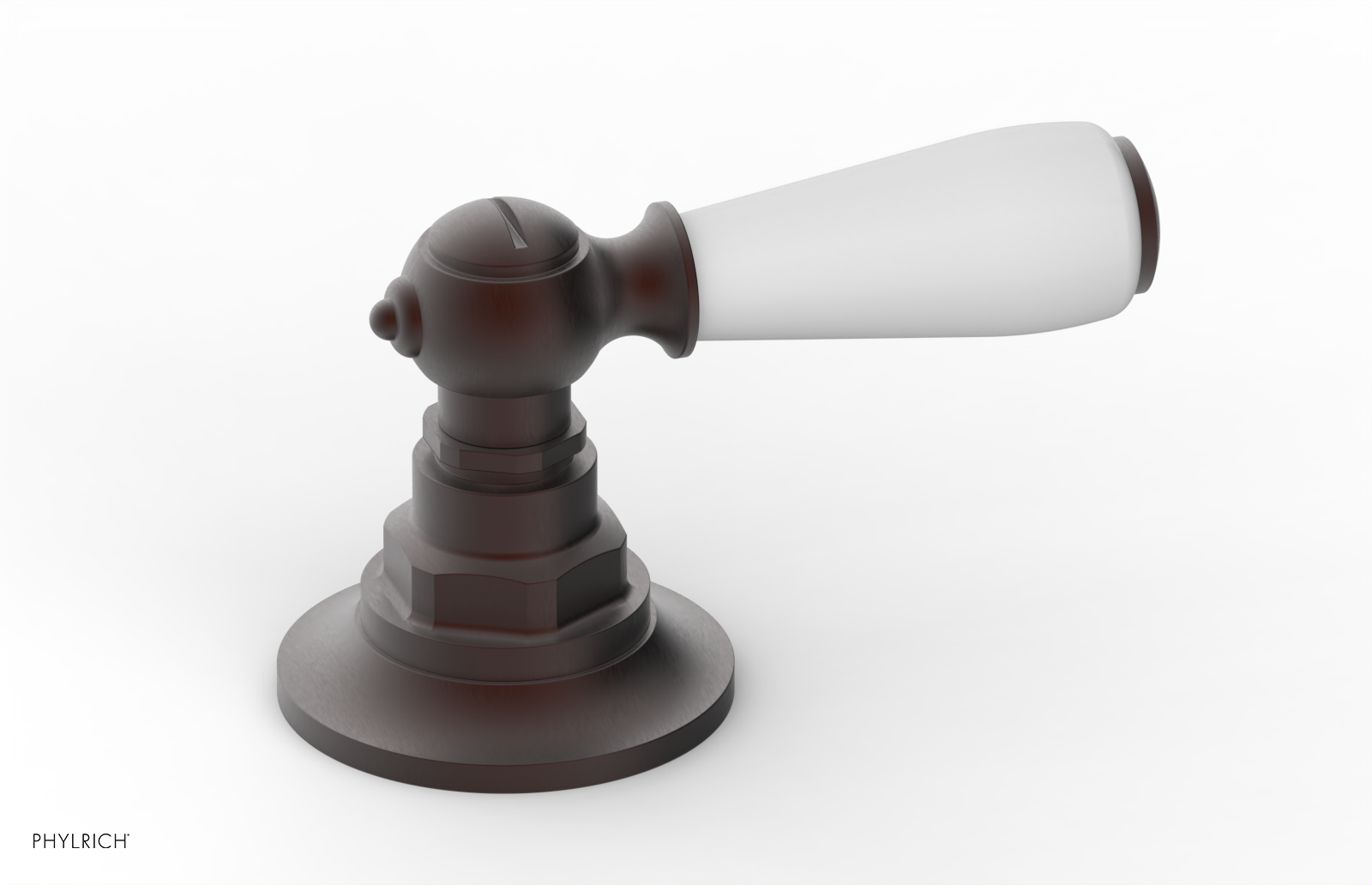 JAMESTOWN - Volume Control/Diverter Trim - Lever Handle with "White" Accents 165-36