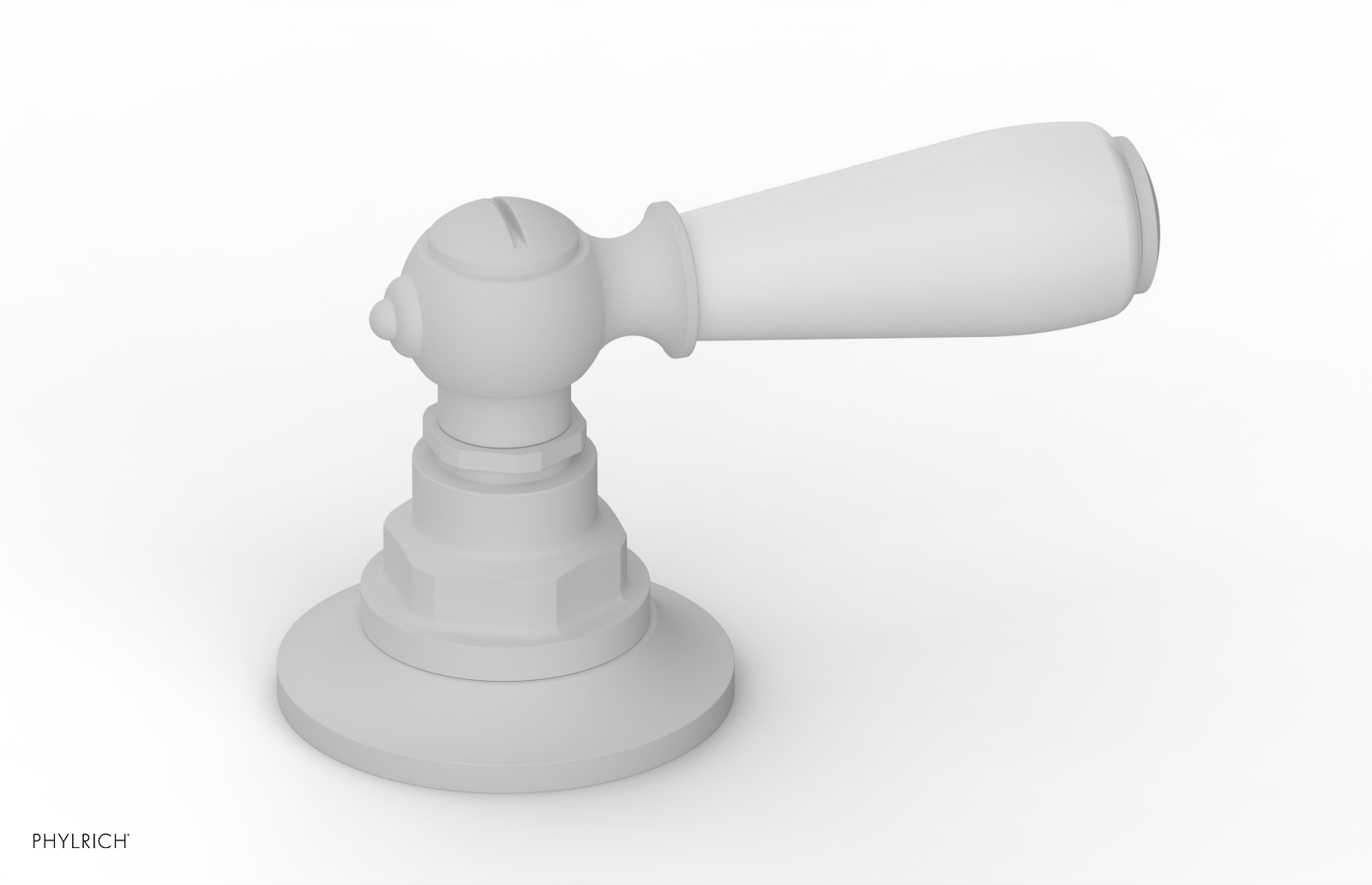 JAMESTOWN - Volume Control/Diverter Trim - Lever Handle with "White" Accents 165-36