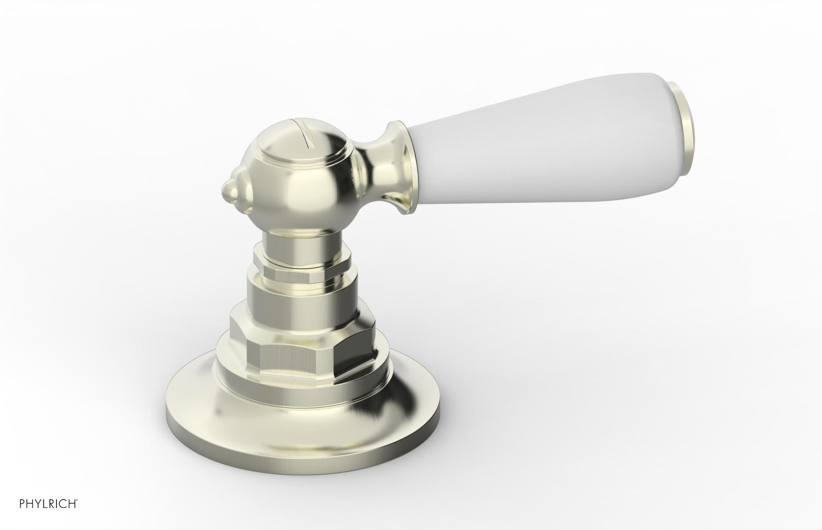 JAMESTOWN - Volume Control/Diverter Trim - Lever Handle with "White" Accents 165-36