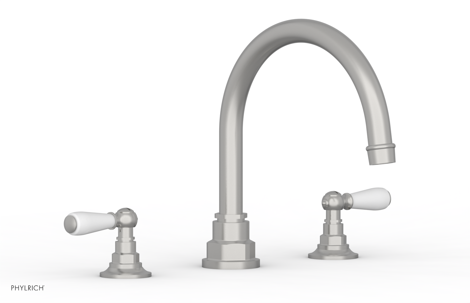 JAMESTOWN - Deck Tub Set - Lever Handles with "White" Accents 165-41