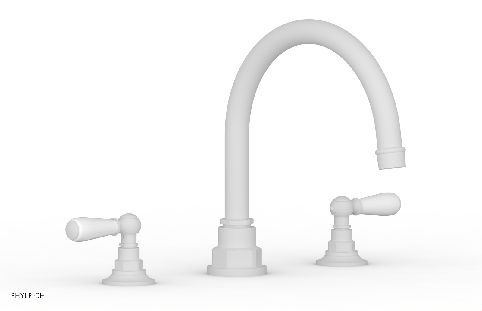 JAMESTOWN - Deck Tub Set - Lever Handles with "White" Accents 165-41