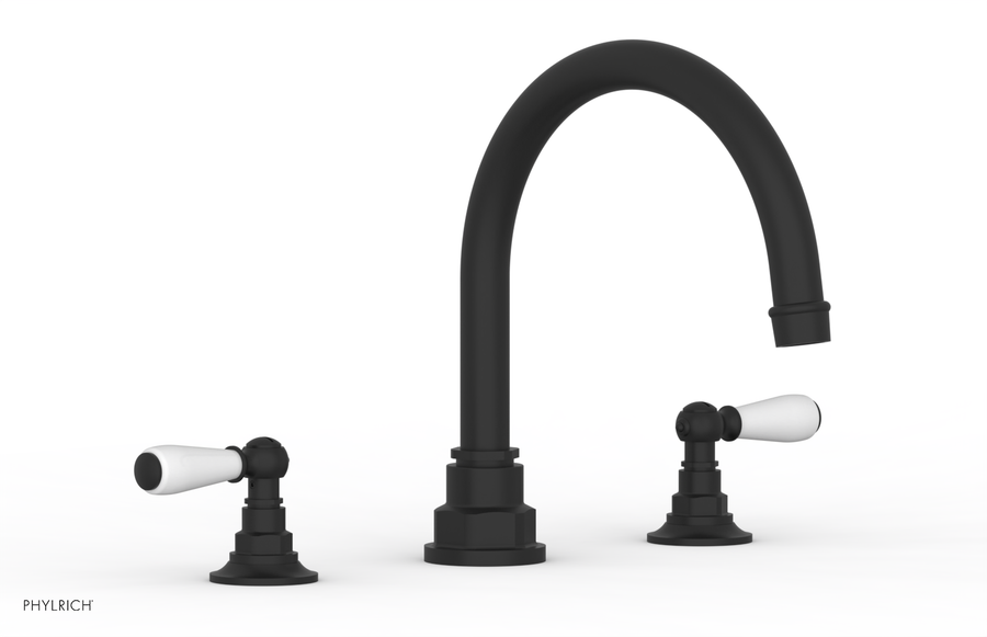 JAMESTOWN - Deck Tub Set - Lever Handles with "White" Accents 165-41