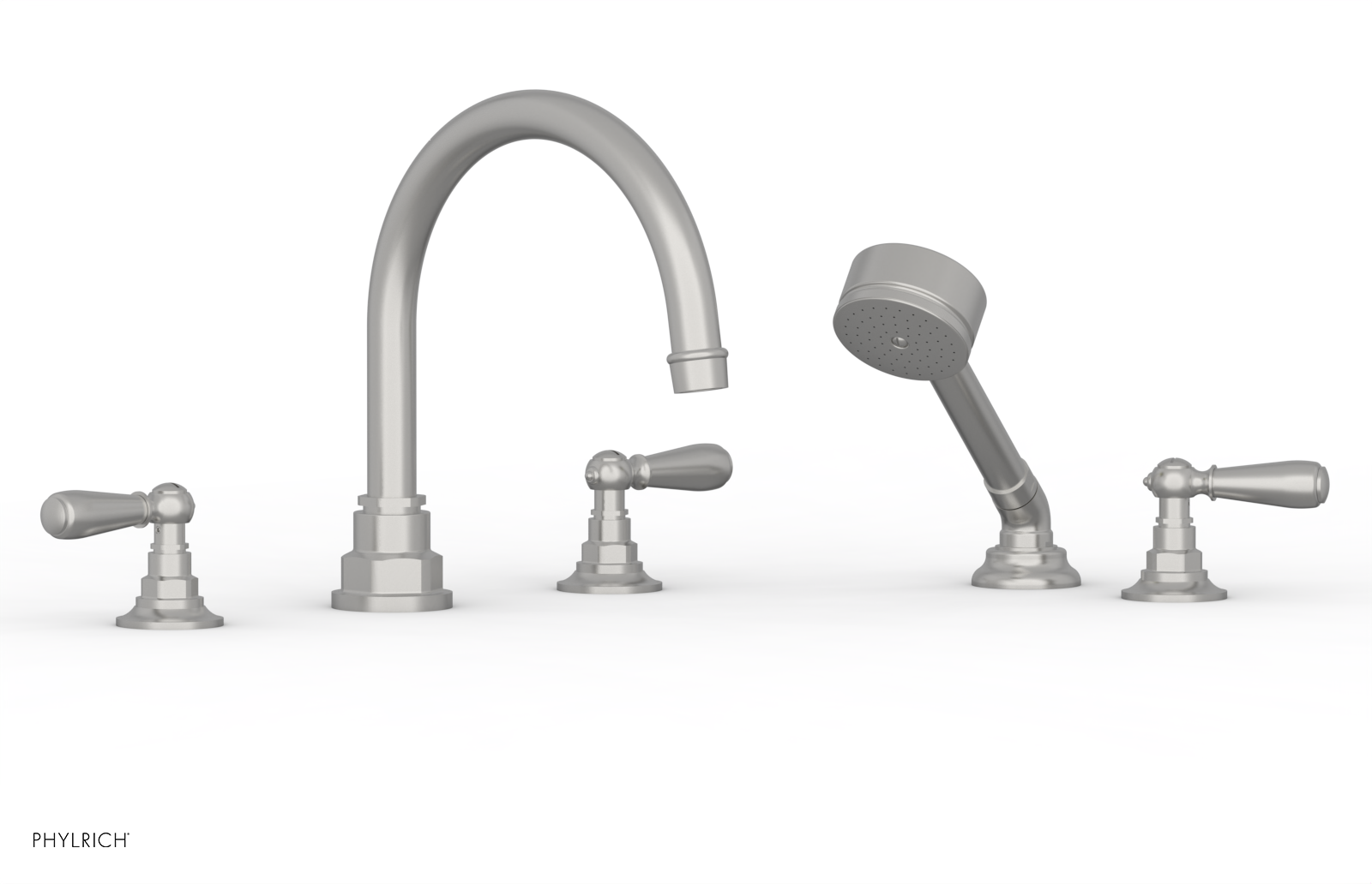 JAMESTOWN - Deck Tub Set with Hand Shower - Lever Handles 165-49