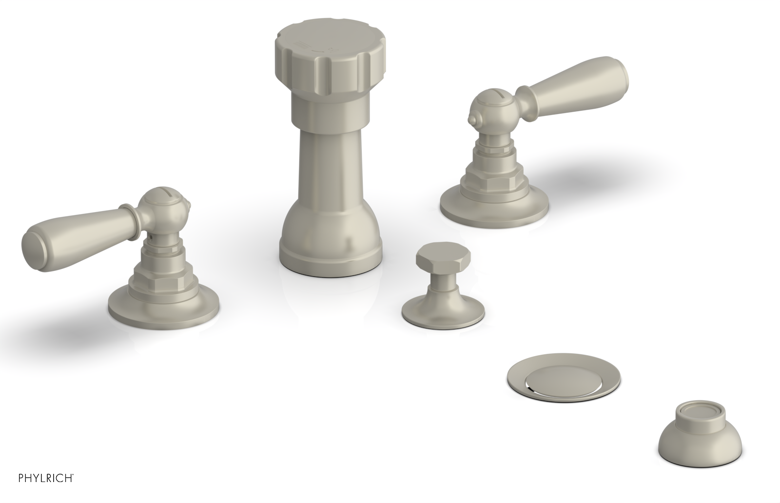 JAMESTOWN - Four Hole Bidet Set - Lever Handles 165-61