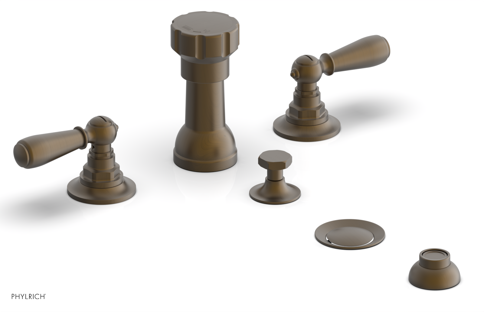 JAMESTOWN - Four Hole Bidet Set - Lever Handles 165-61