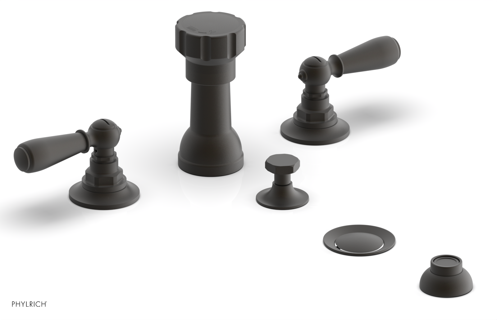 JAMESTOWN - Four Hole Bidet Set - Lever Handles 165-61