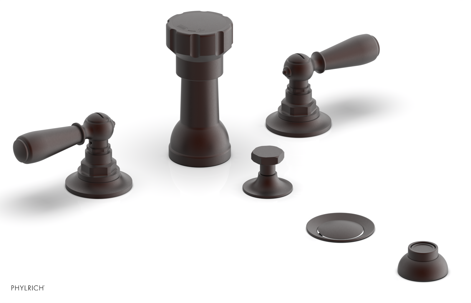 JAMESTOWN - Four Hole Bidet Set - Lever Handles 165-61