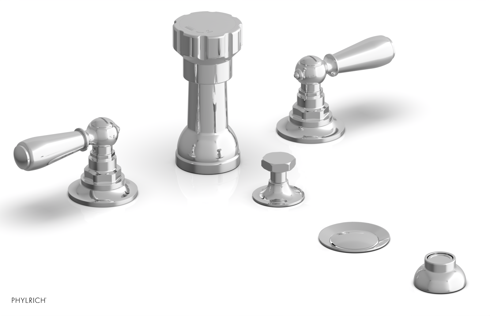 JAMESTOWN - Four Hole Bidet Set - Lever Handles 165-61