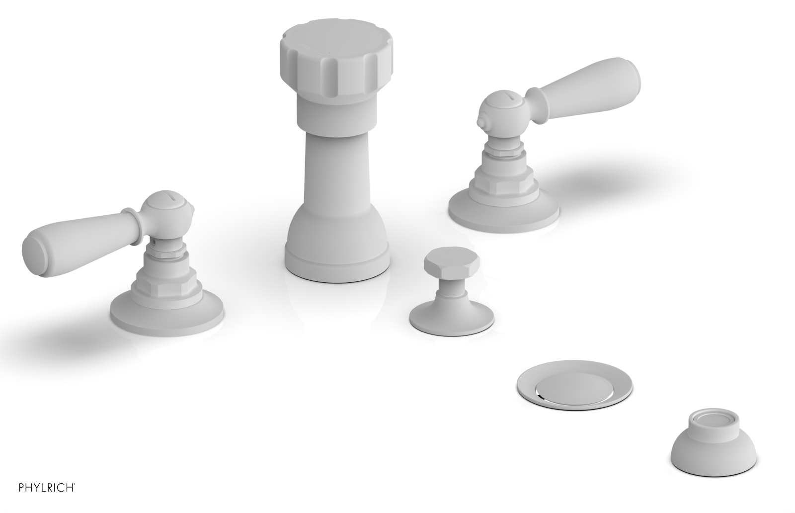 JAMESTOWN - Four Hole Bidet Set - Lever Handles 165-61