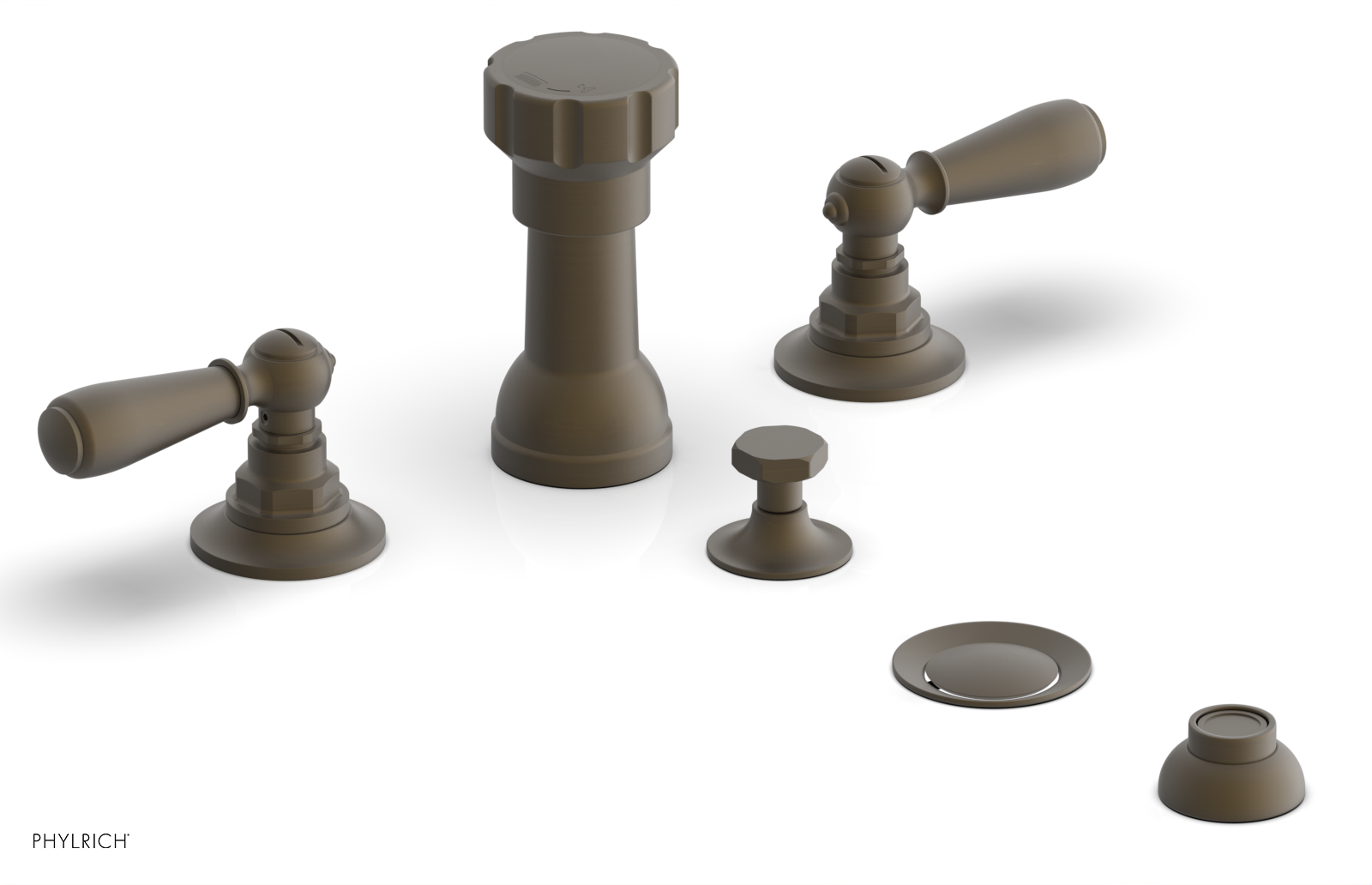 JAMESTOWN - Four Hole Bidet Set - Lever Handles 165-61