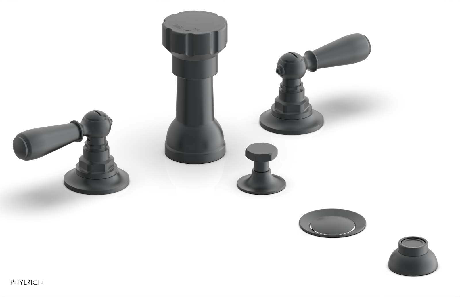 JAMESTOWN - Four Hole Bidet Set - Lever Handles 165-61