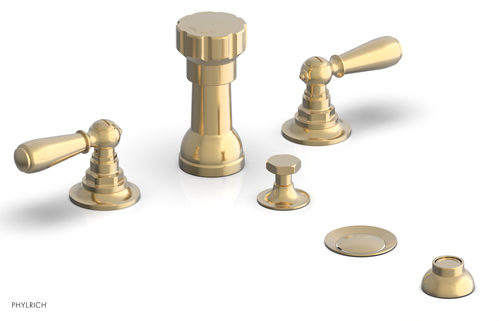 JAMESTOWN - Four Hole Bidet Set - Lever Handles 165-61