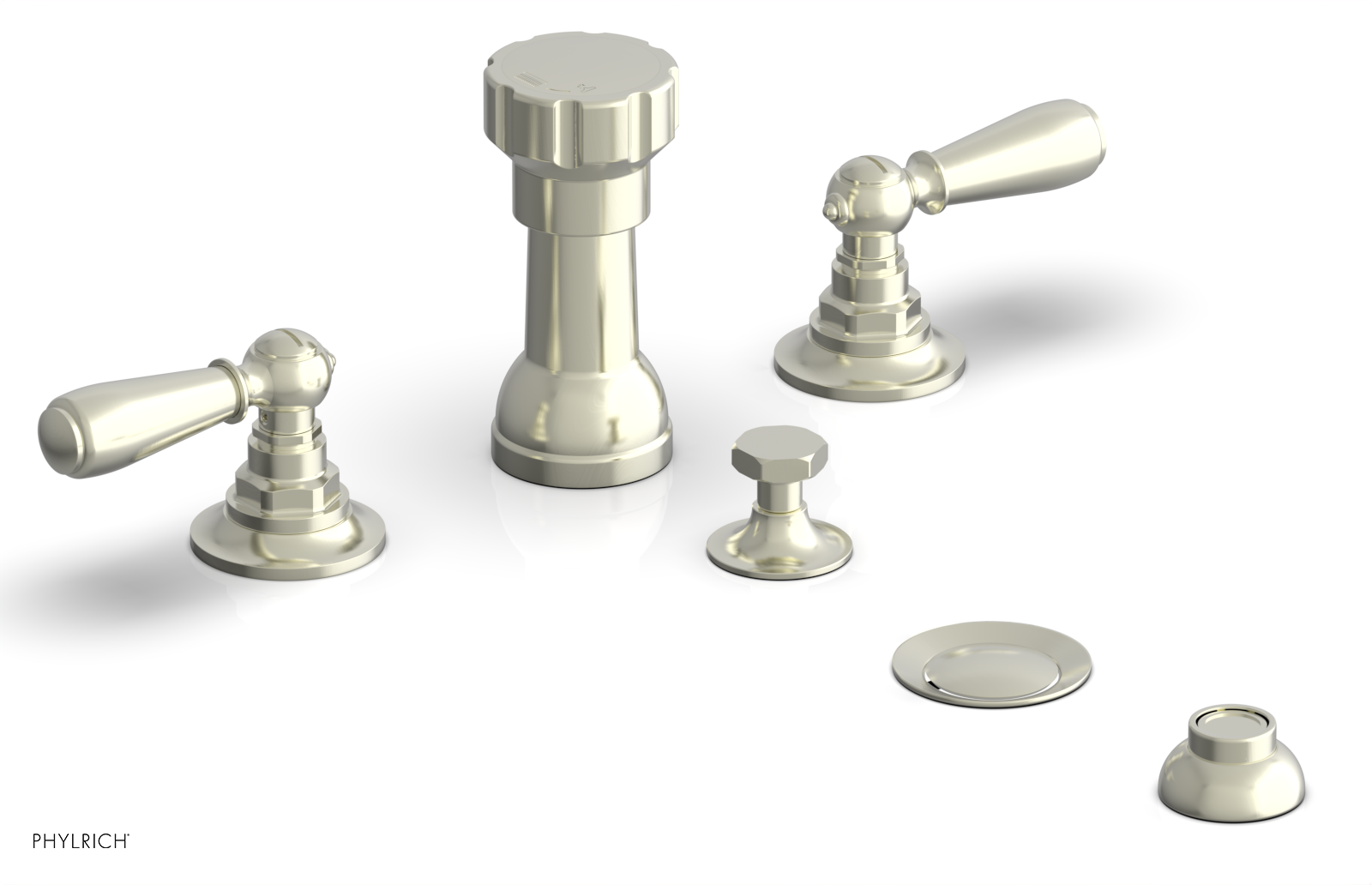 JAMESTOWN - Four Hole Bidet Set - Lever Handles 165-61