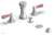 JAMESTOWN - Four Hole Bidet Set - Lever Handles with "Pink" Accents 165-61