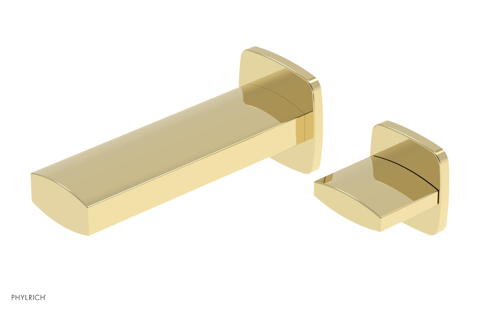 RADI - 6" Single Cross Handle Wall Lavatory Set 181-15-6