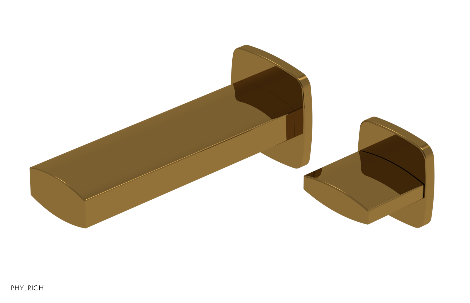 RADI - 6" Single Cross Handle Wall Lavatory Set 181-15-6