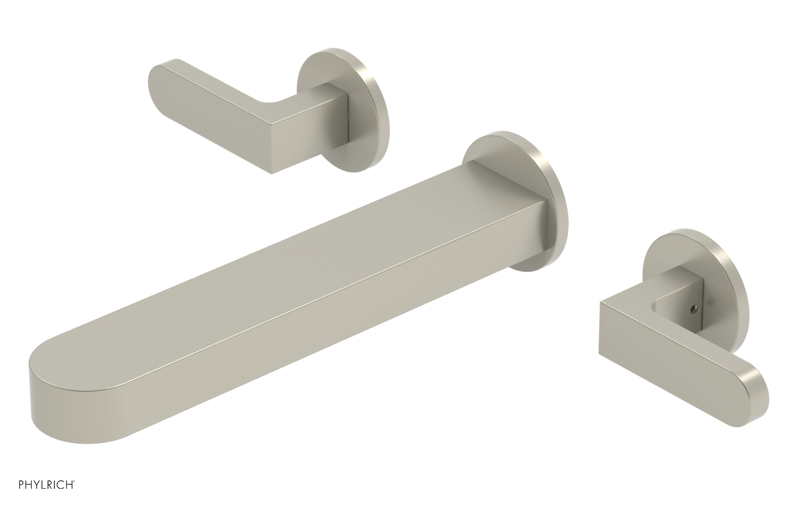 ROND 10" Wall Tub Set - Lever Handles 183-57-10