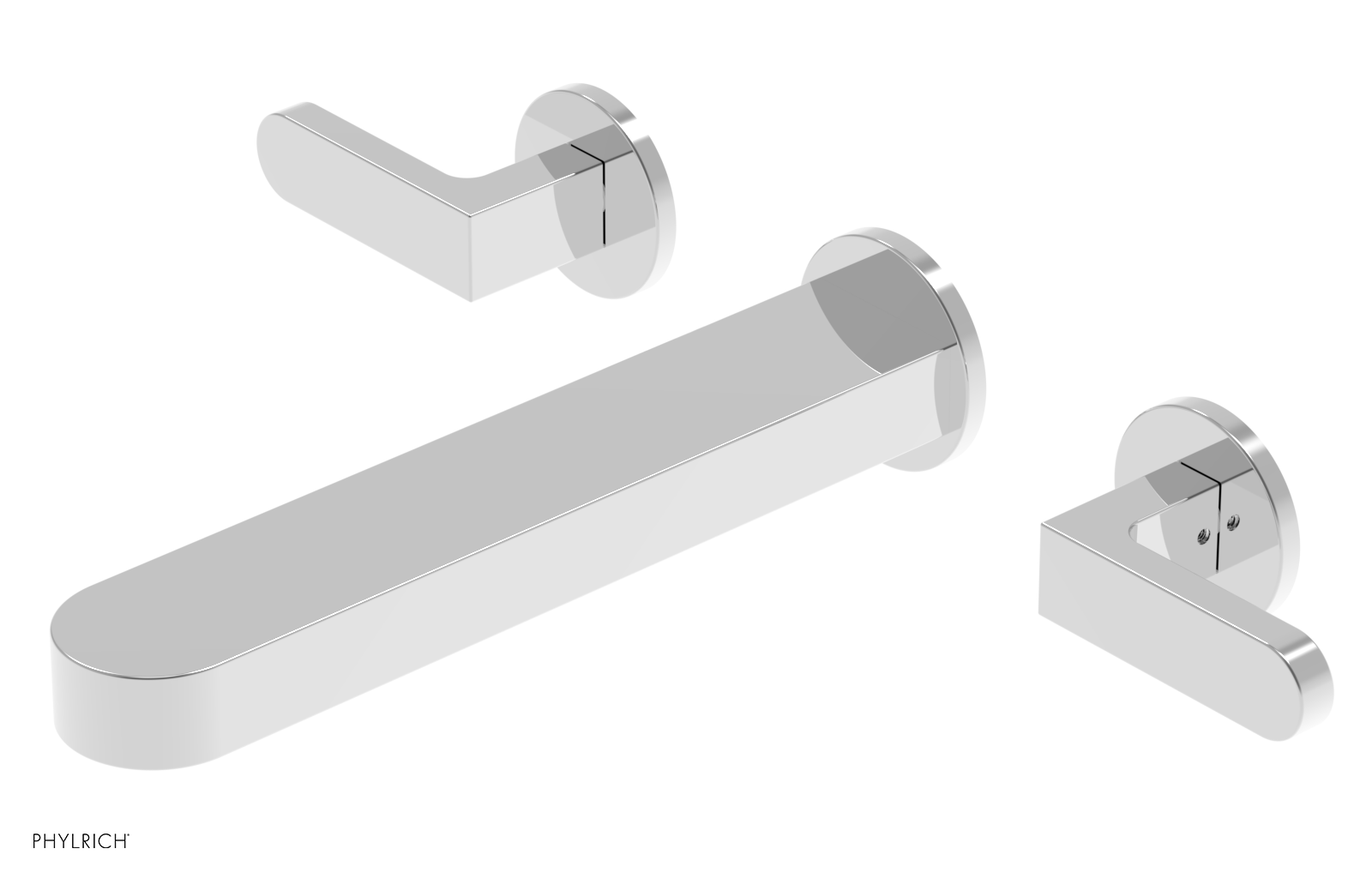 ROND 10" Wall Tub Set - Lever Handles 183-57-10