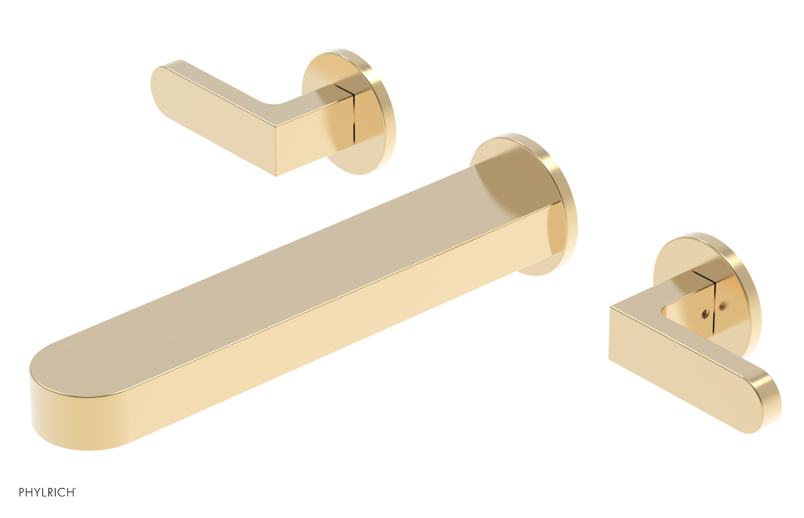 ROND 10" Wall Tub Set - Lever Handles 183-57-10