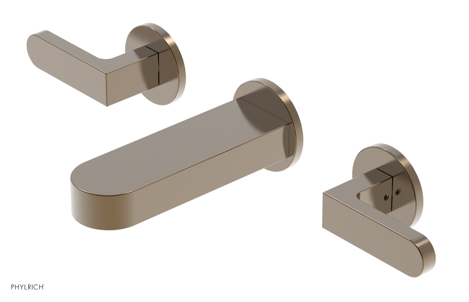 ROND 6" Wall Tub Set - Lever Handles 183-57-6