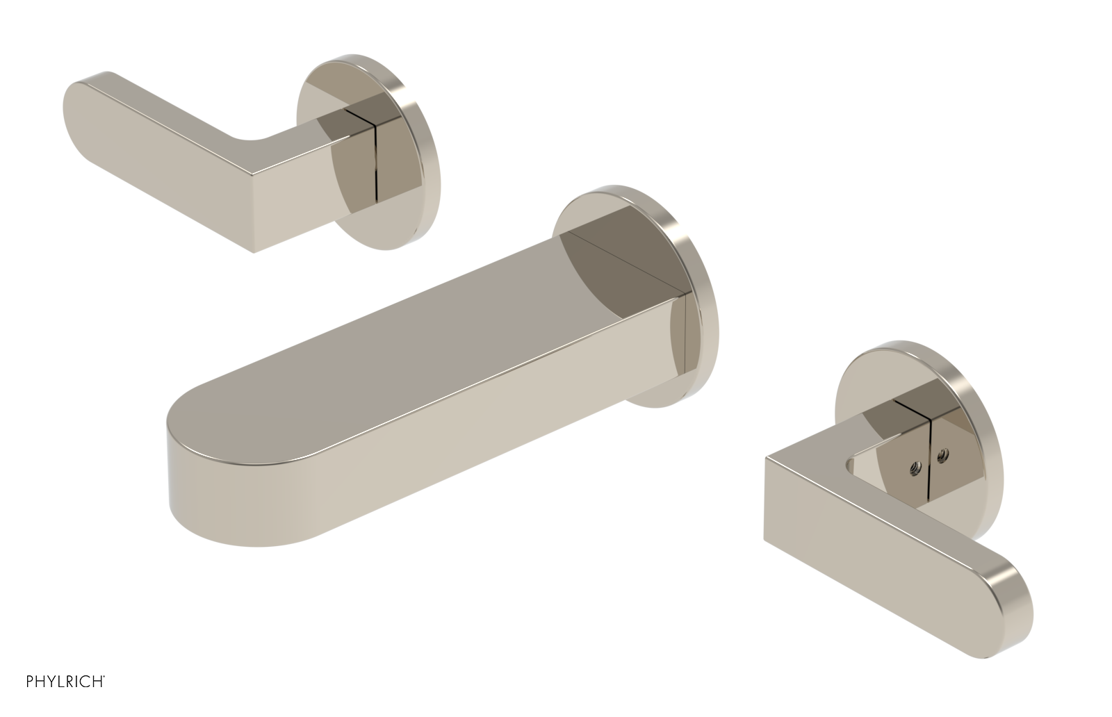 ROND 6" Wall Tub Set - Lever Handles 183-57-6