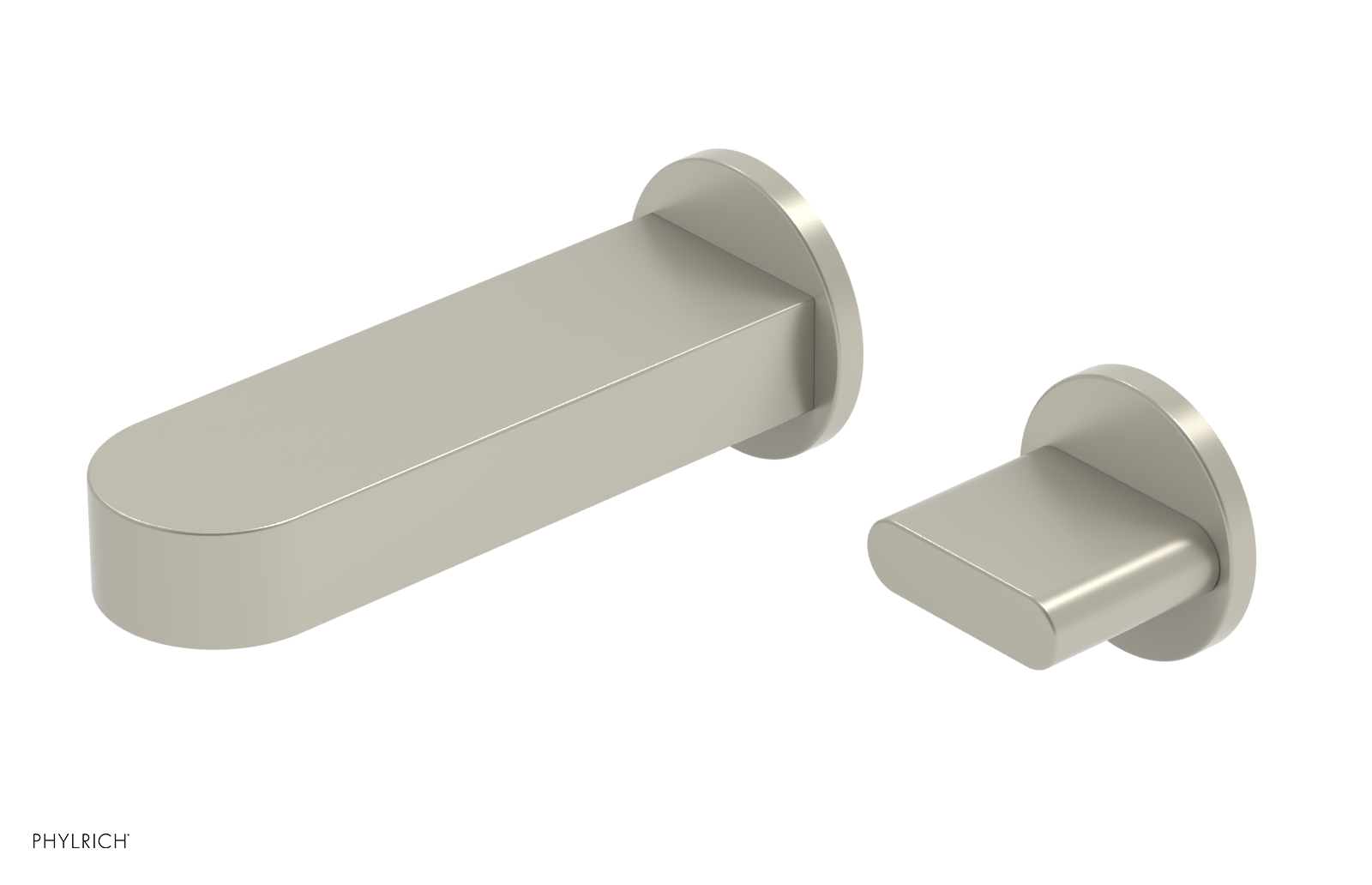 ROND - 6" Single Cross Handle Wall Lavatory Set 183-15-6