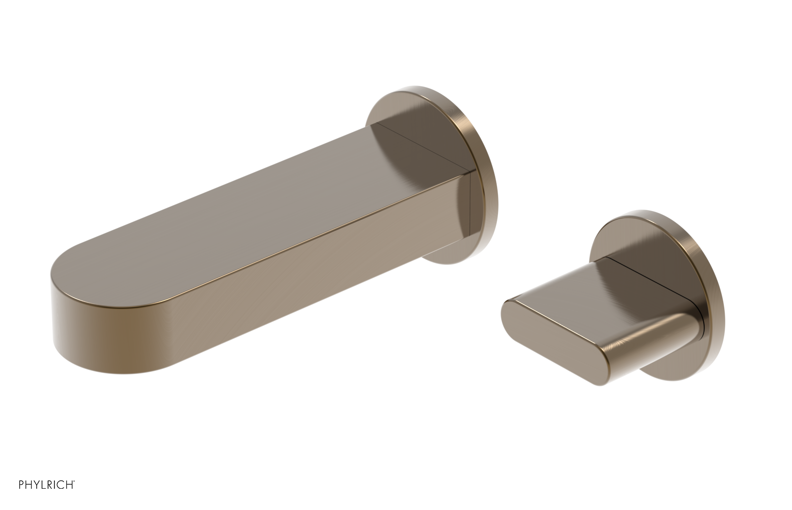 ROND - 6" Single Cross Handle Wall Lavatory Set 183-15-6