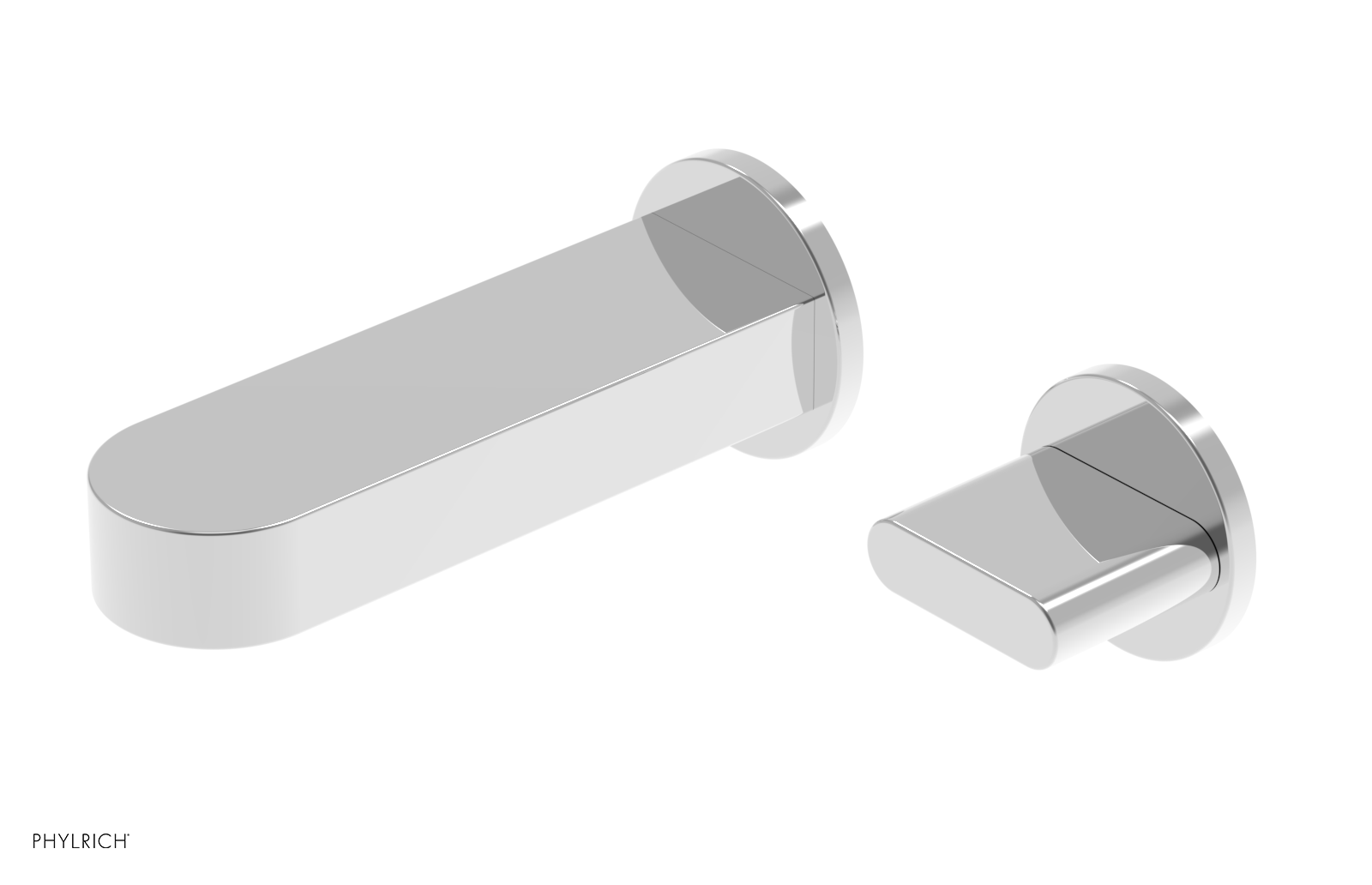 ROND - 6" Single Cross Handle Wall Lavatory Set 183-15-6