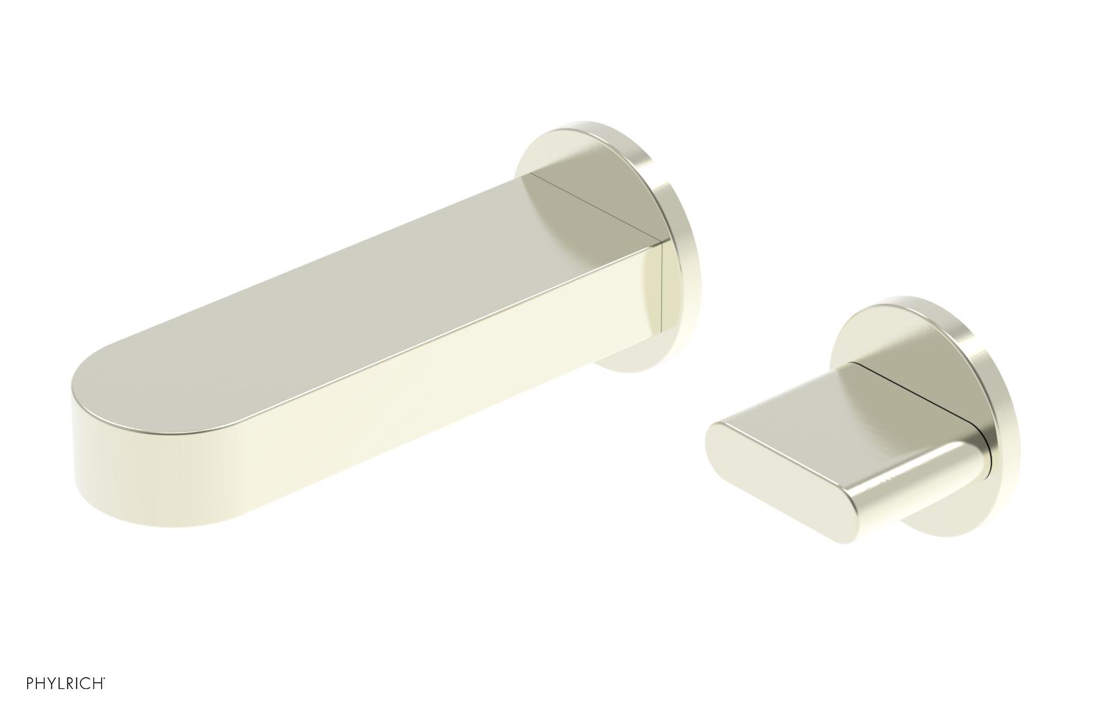 ROND - 6" Single Cross Handle Wall Lavatory Set 183-15-6