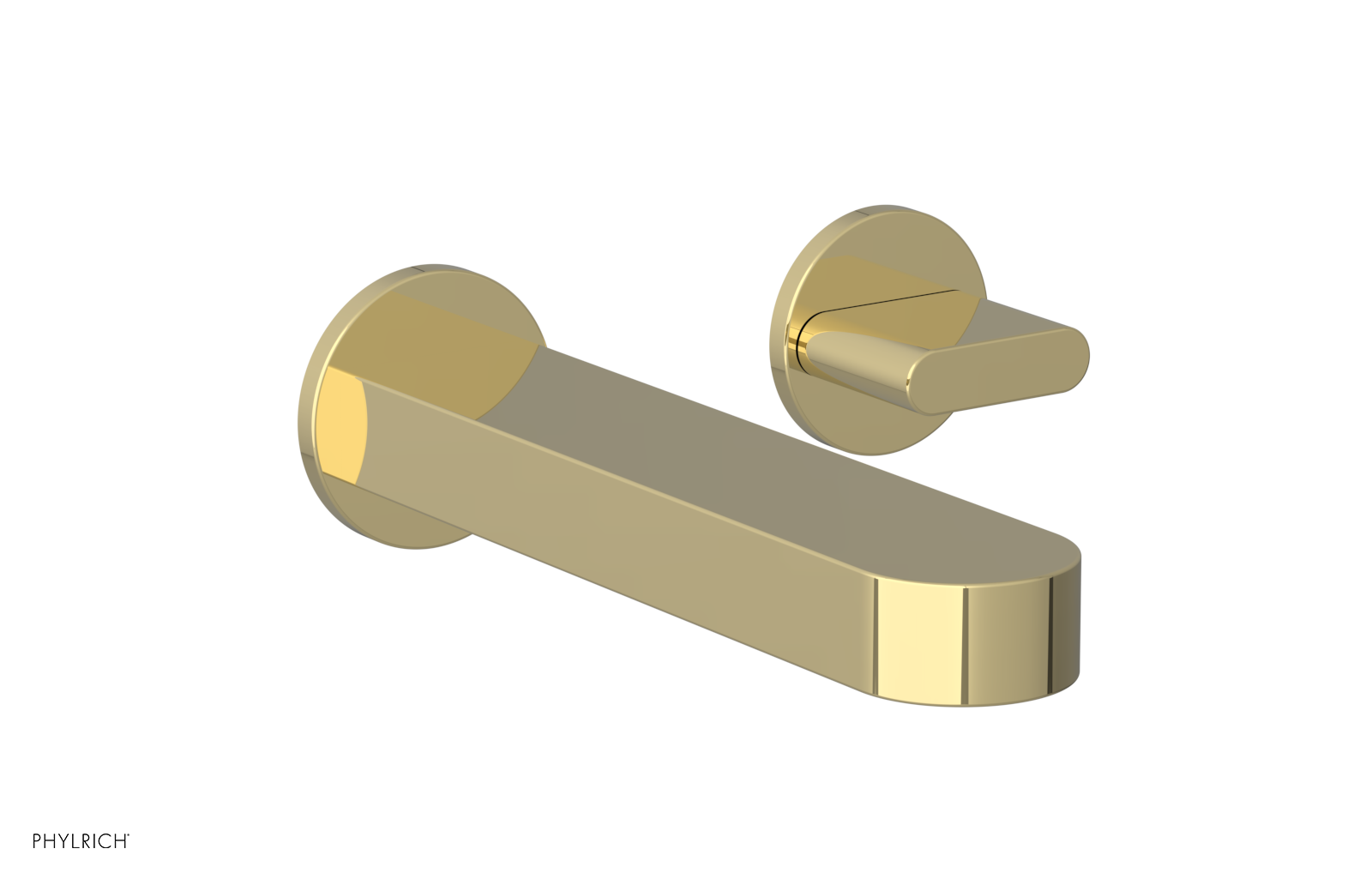 ROND Single Handle Wall Lavatory Set - Blade Handles 183-15