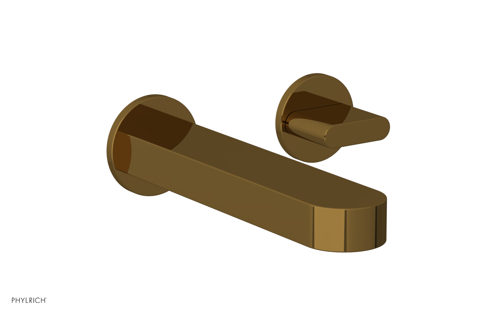 ROND Single Handle Wall Lavatory Set - Blade Handles 183-15