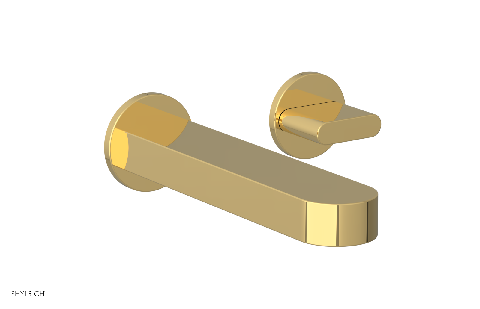 ROND Single Handle Wall Lavatory Set - Blade Handles 183-15