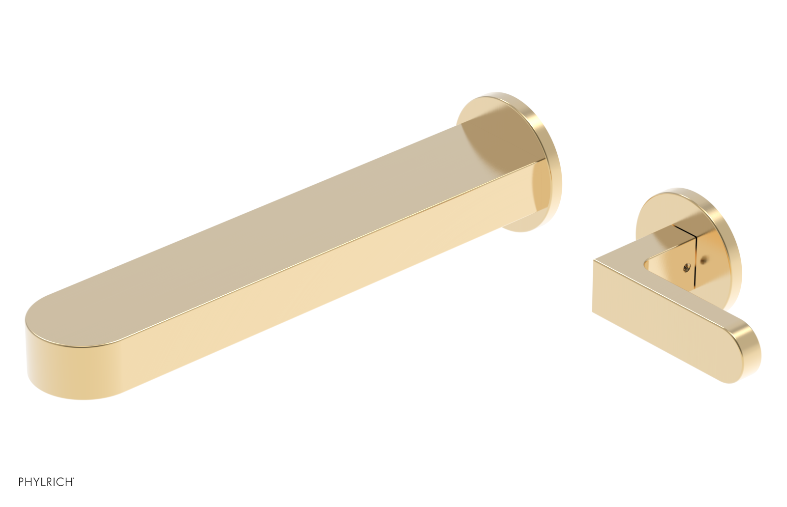 ROND - 10" Single Lever Handle Wall Lavatory Set 183-16-10