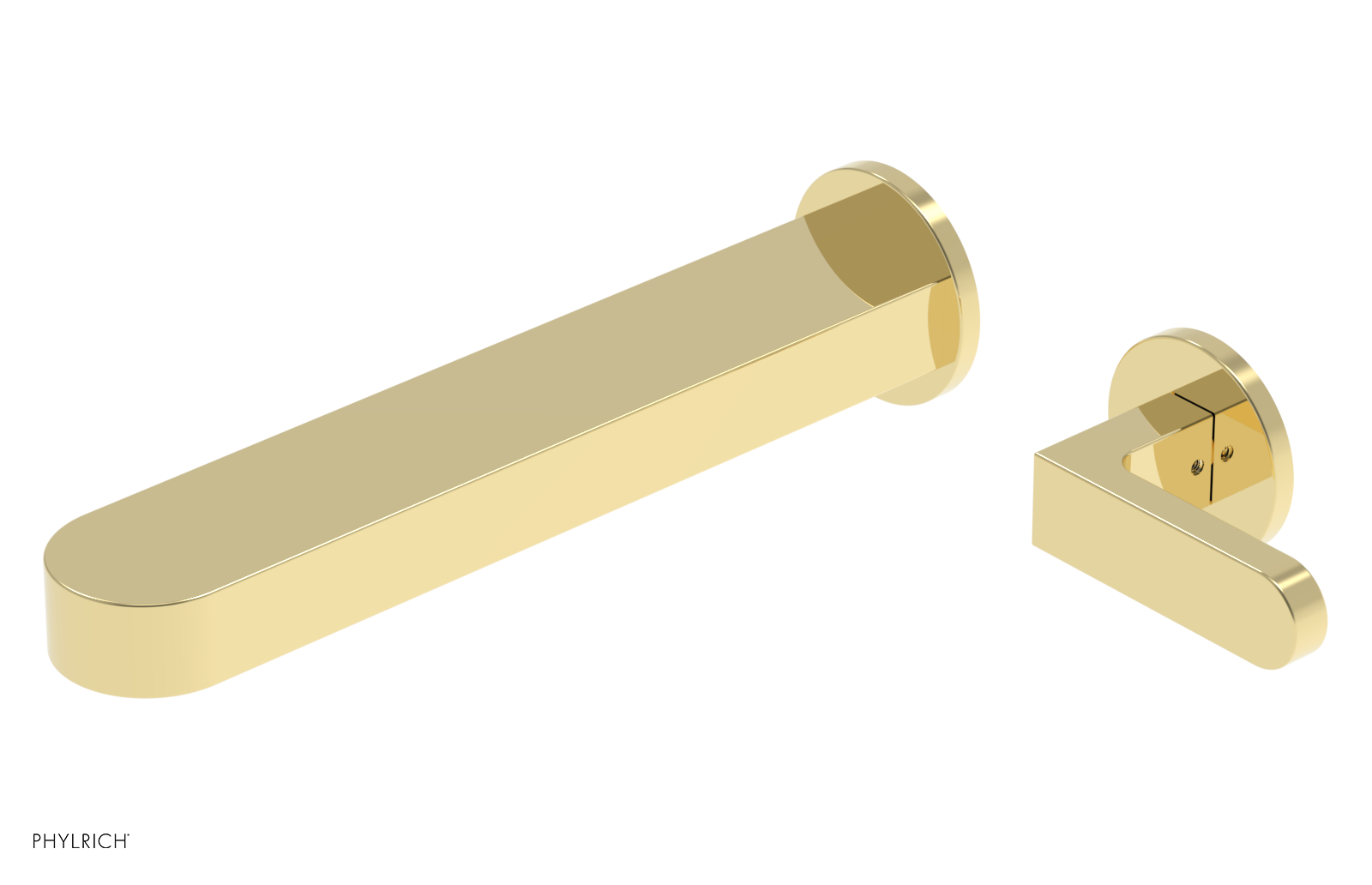 ROND - 10" Single Lever Handle Wall Lavatory Set 183-16-10