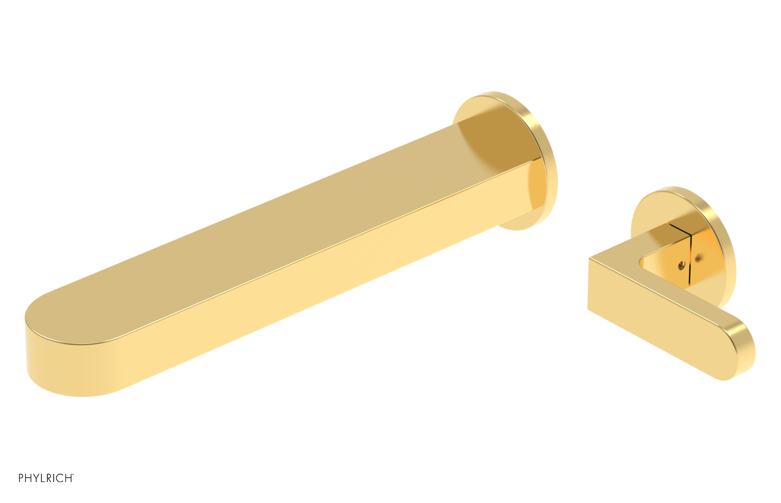 ROND - 10" Single Lever Handle Wall Lavatory Set 183-16-10