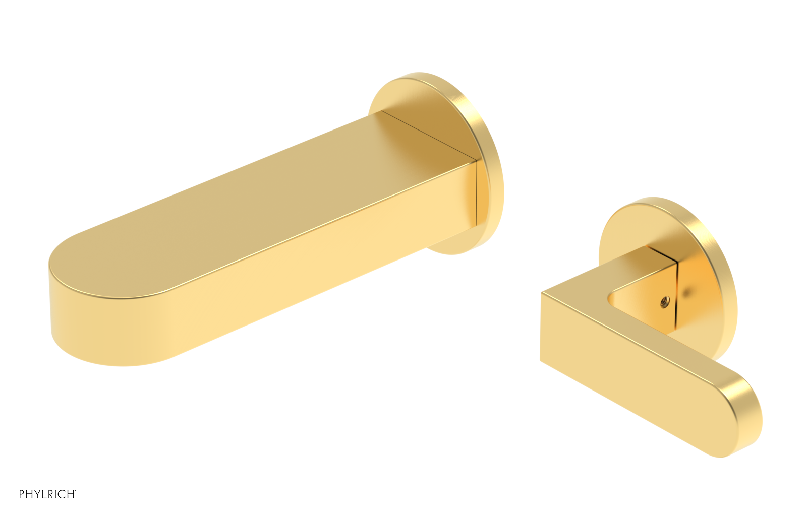 ROND - 6" Single Lever Handle Wall Lavatory Set 183-16-6