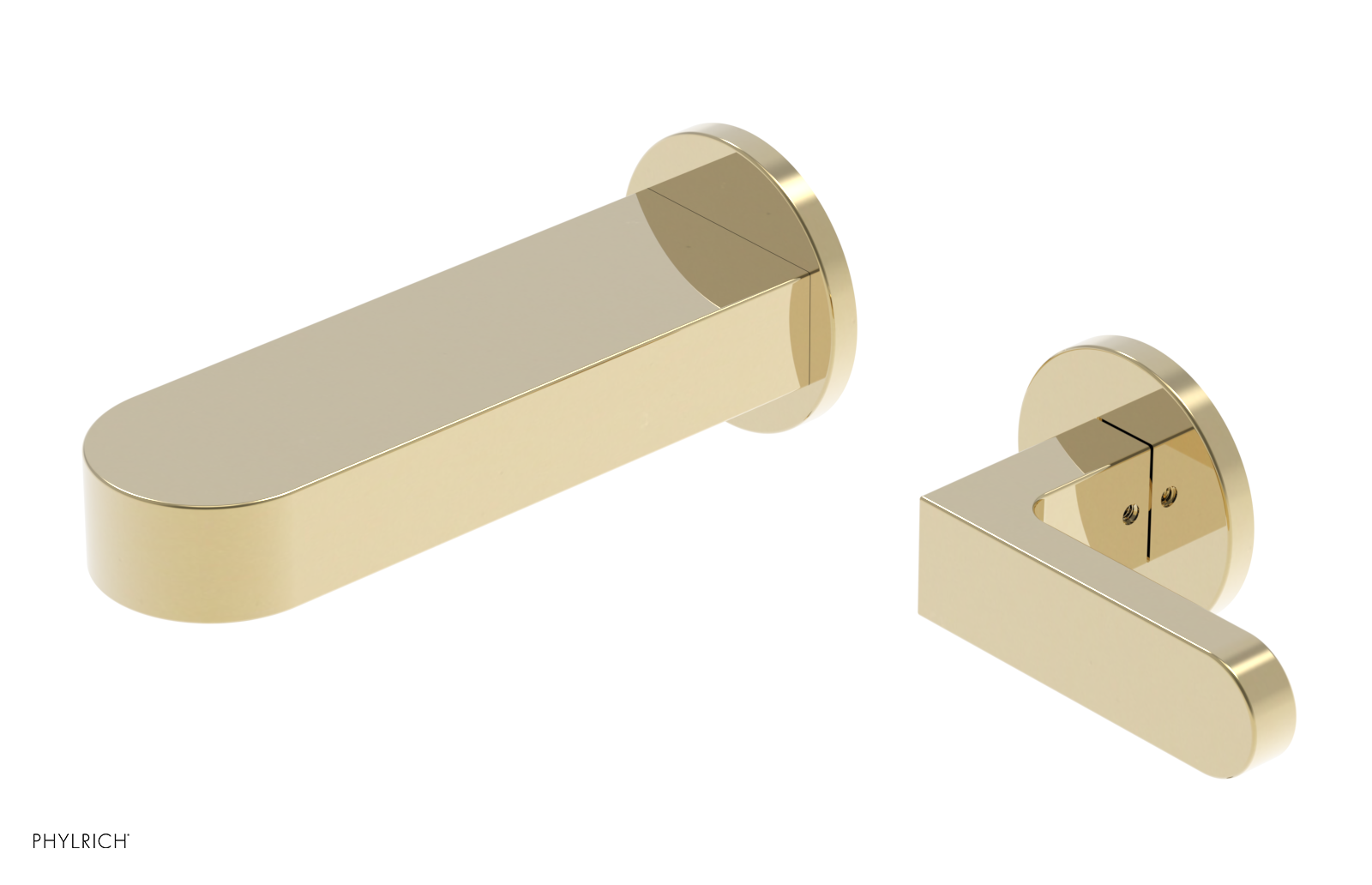 ROND - 6" Single Lever Handle Wall Lavatory Set 183-16-6