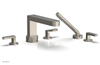 ROND Deck Tub Set with Hand Shower - Lever Handles 183-49