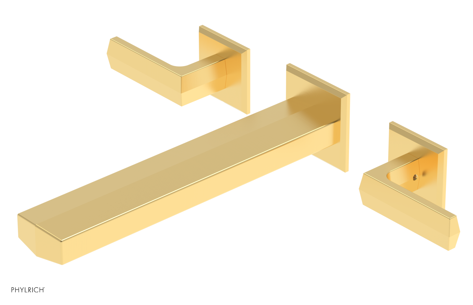 DIAMA 10" Wall Tub Set - Lever Handles 184-57-10