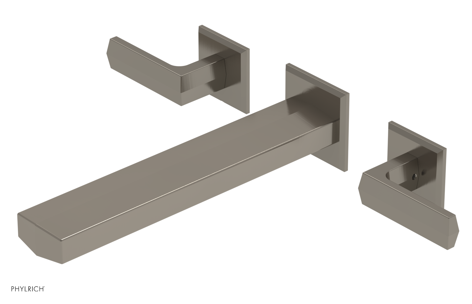DIAMA 10" Wall Tub Set - Lever Handles 184-57-10