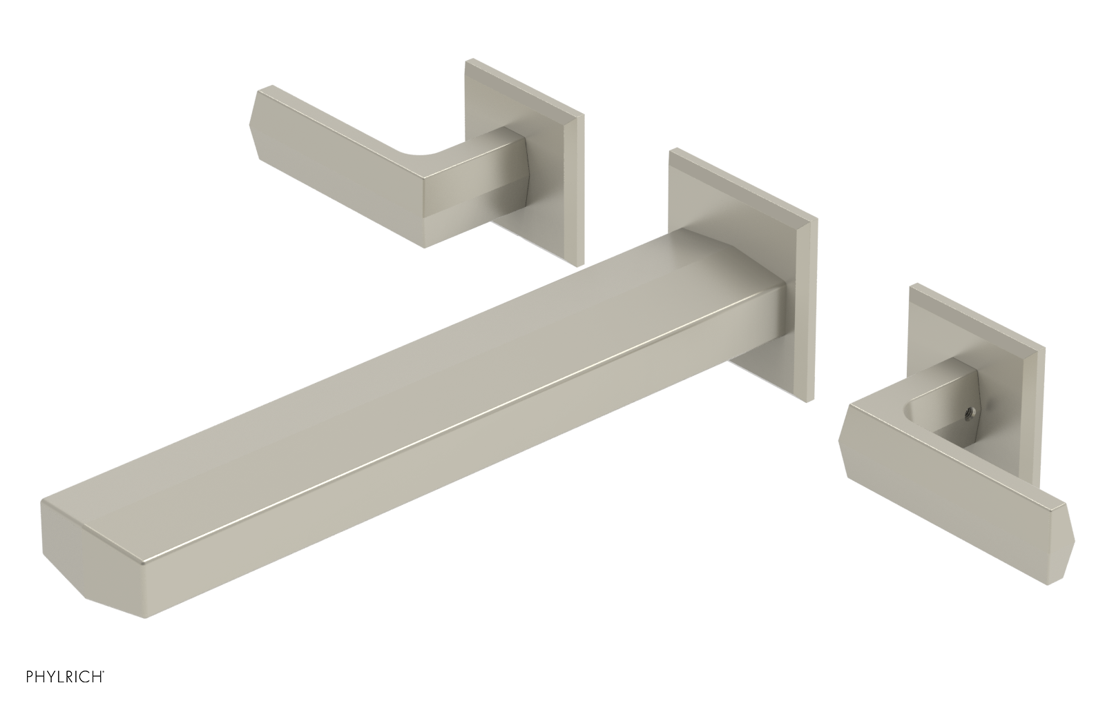 DIAMA 10" Wall Tub Set - Lever Handles 184-57-10