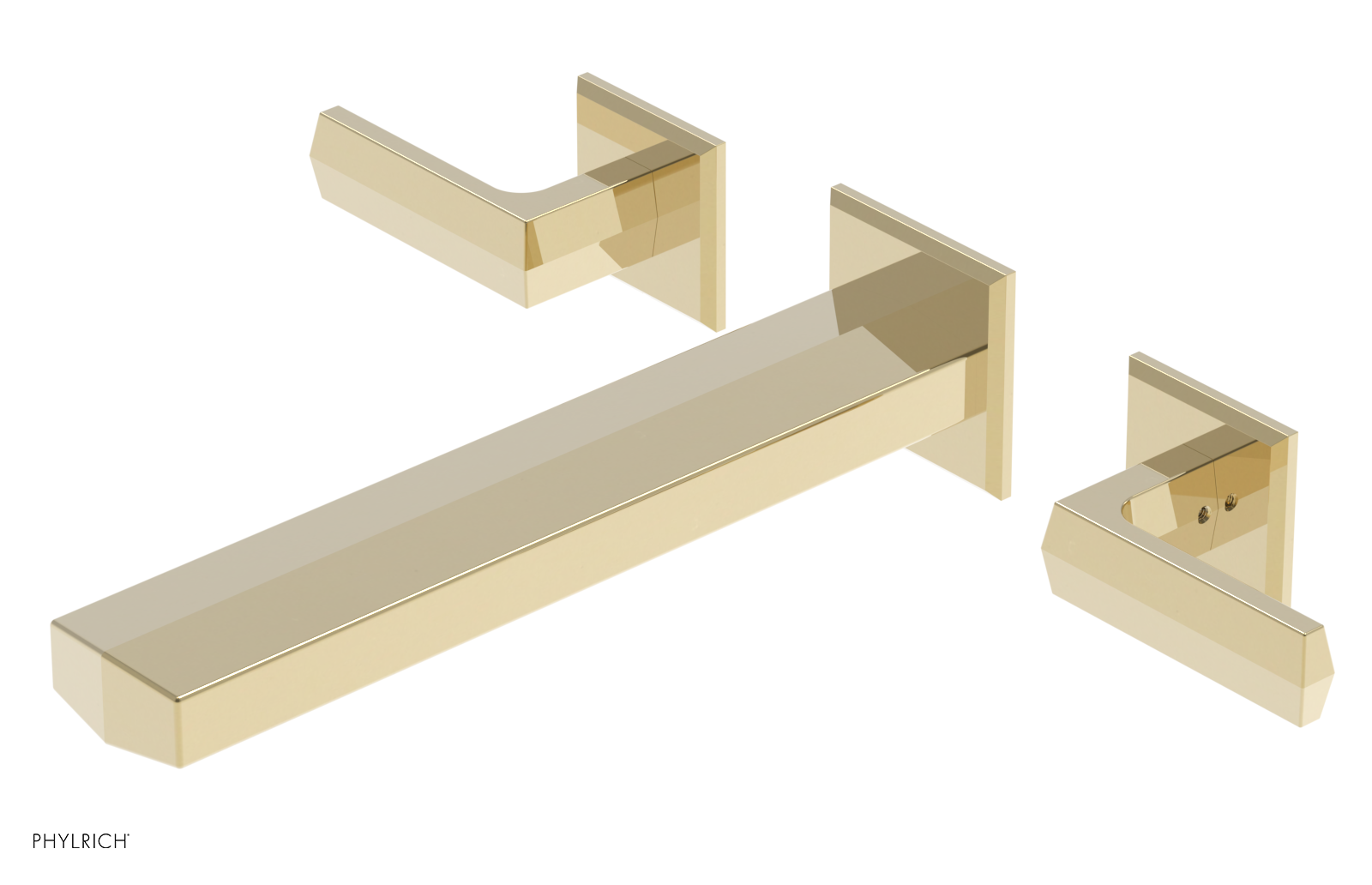 DIAMA 10" Wall Tub Set - Lever Handles 184-57-10