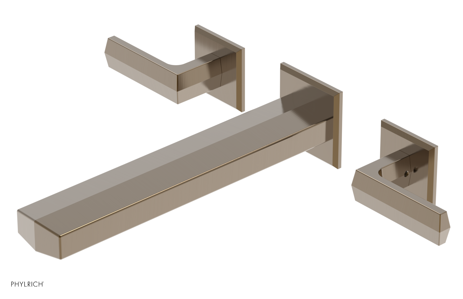 DIAMA 10" Wall Tub Set - Lever Handles 184-57-10