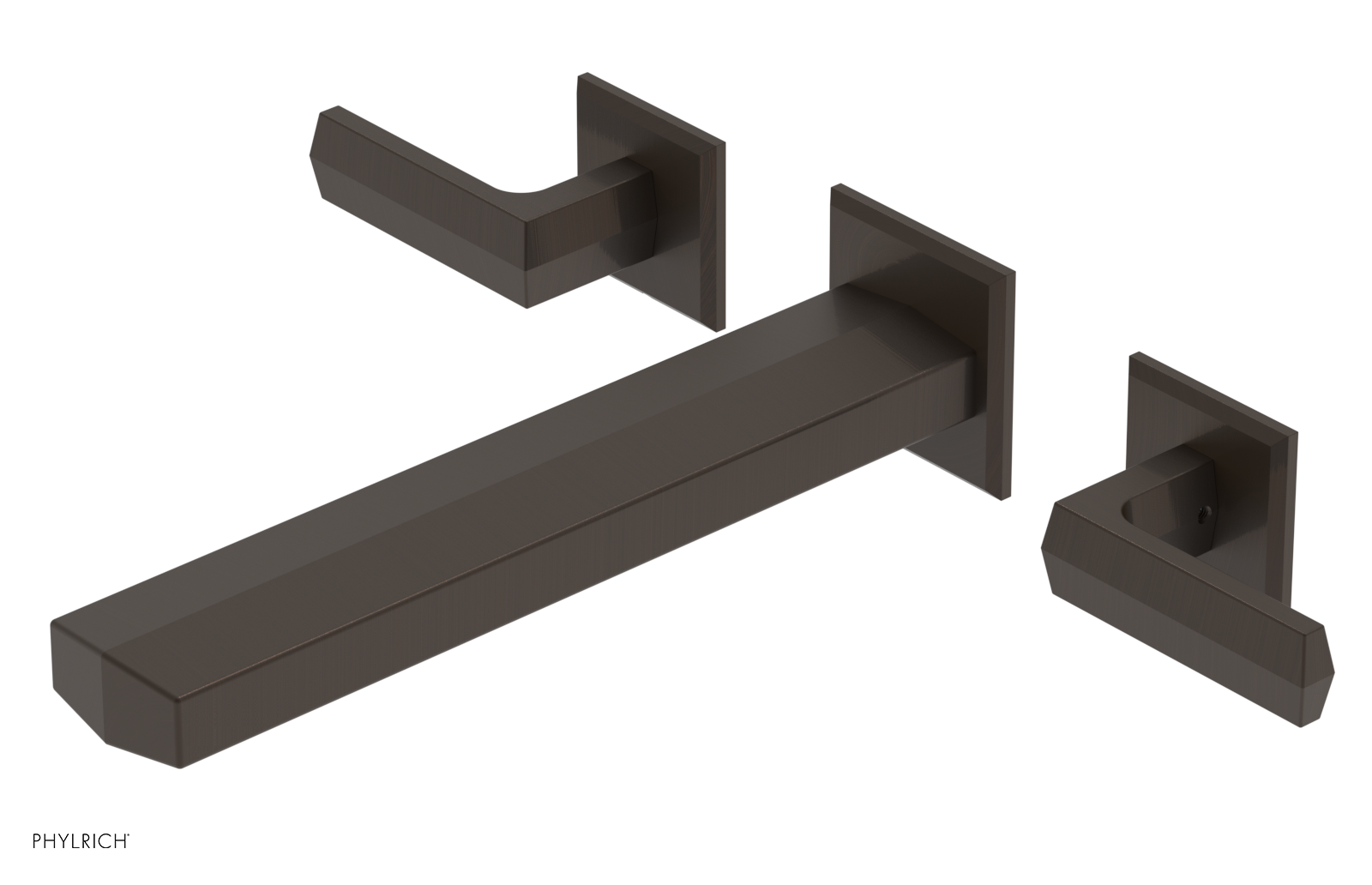 DIAMA 10" Wall Tub Set - Lever Handles 184-57-10