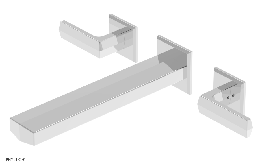 DIAMA 10" Wall Tub Set - Lever Handles 184-57-10