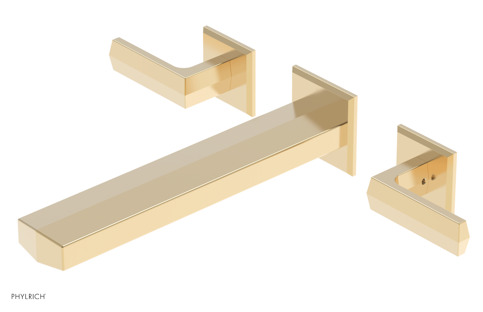 DIAMA 10" Wall Tub Set - Lever Handles 184-57-10