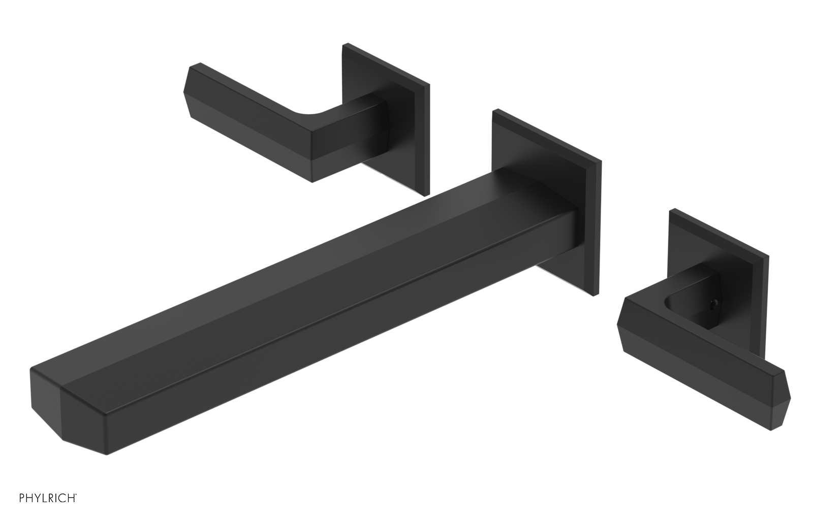 DIAMA 10" Wall Tub Set - Lever Handles 184-57-10