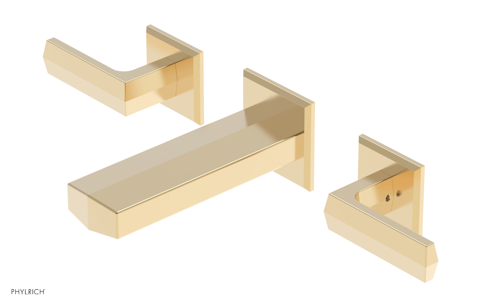 DIAMA 6" Wall Tub Set - Lever Handles 184-57-6