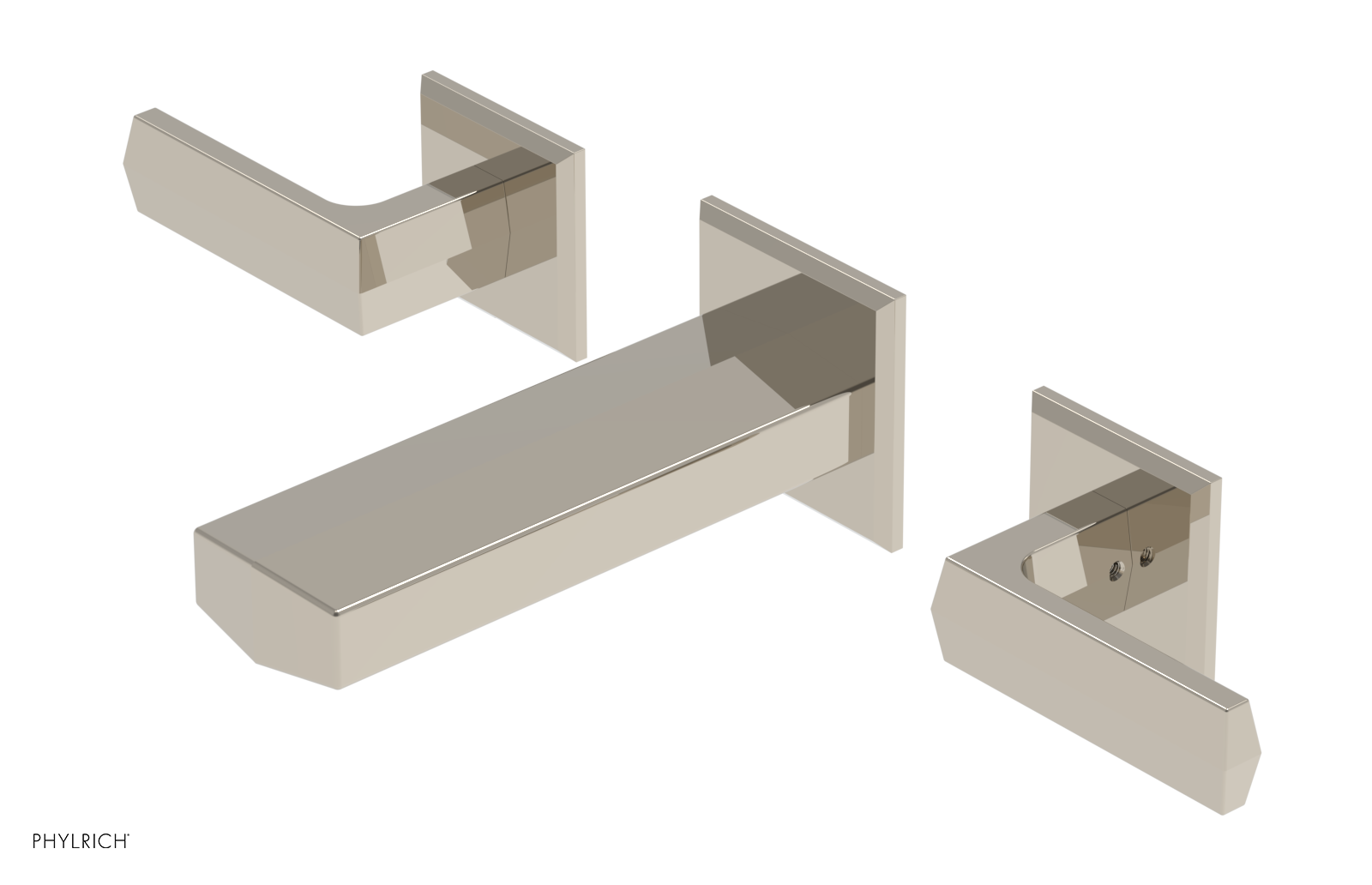 DIAMA 6" Wall Tub Set - Lever Handles 184-57-6
