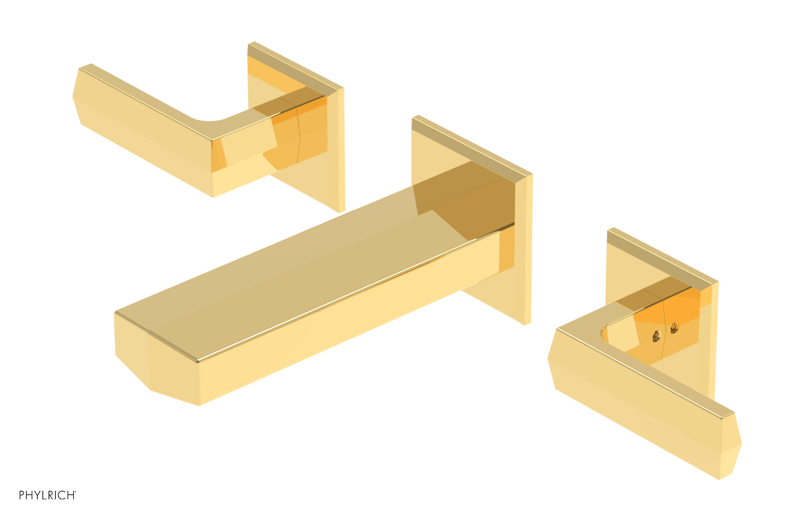 DIAMA 6" Wall Tub Set - Lever Handles 184-57-6